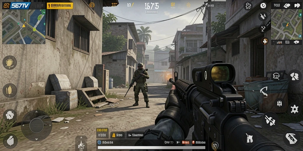 Tampilan gameplay mendebarkan dari 567TV yang penuh aksi.