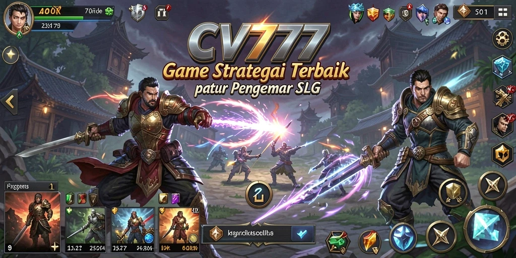 Tangkapan layar gameplay <strong>CV777</strong> yang menampilkan aksi pertempuran strategis.