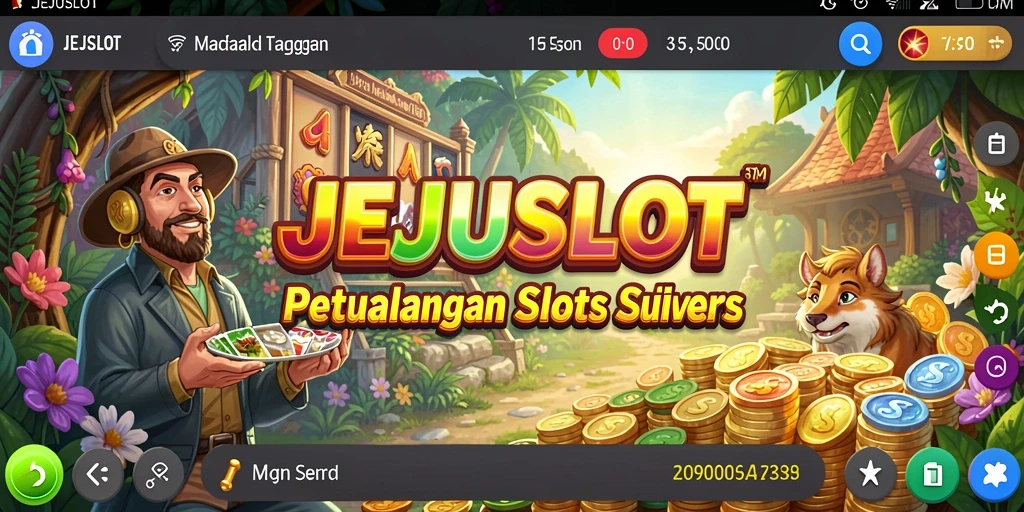 Tangkapan layar gameplay <strong>JEJUSLOT</strong> menampilkan aksi petualangan yang seru.