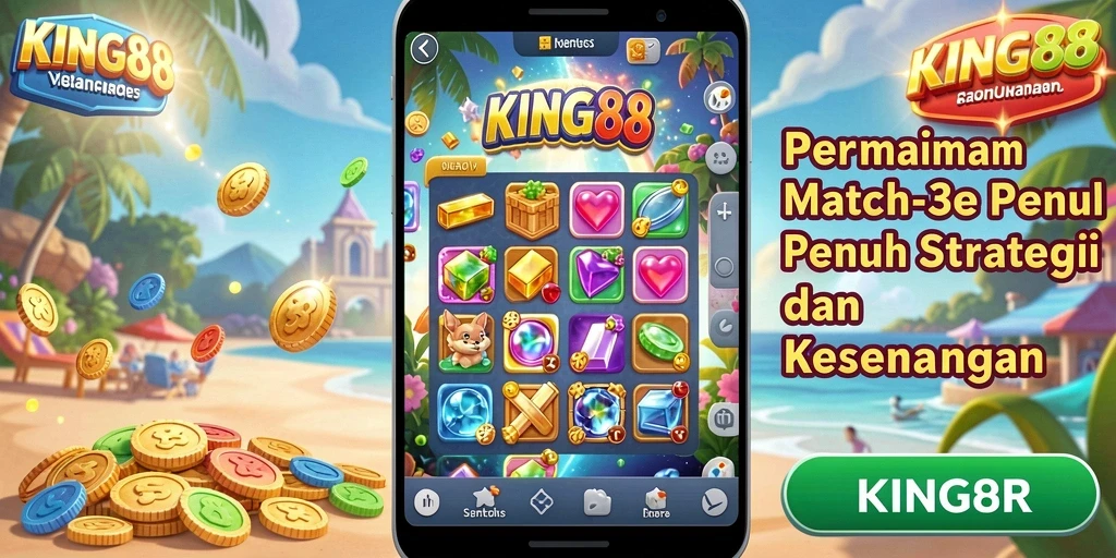Tampilan menarik dari gameplay KING88 yang memanjakan mata.