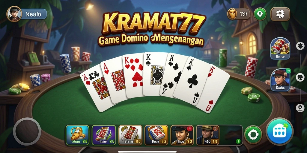 Tampilan gameplay KRAMAT77 yang seru dan interaktif.