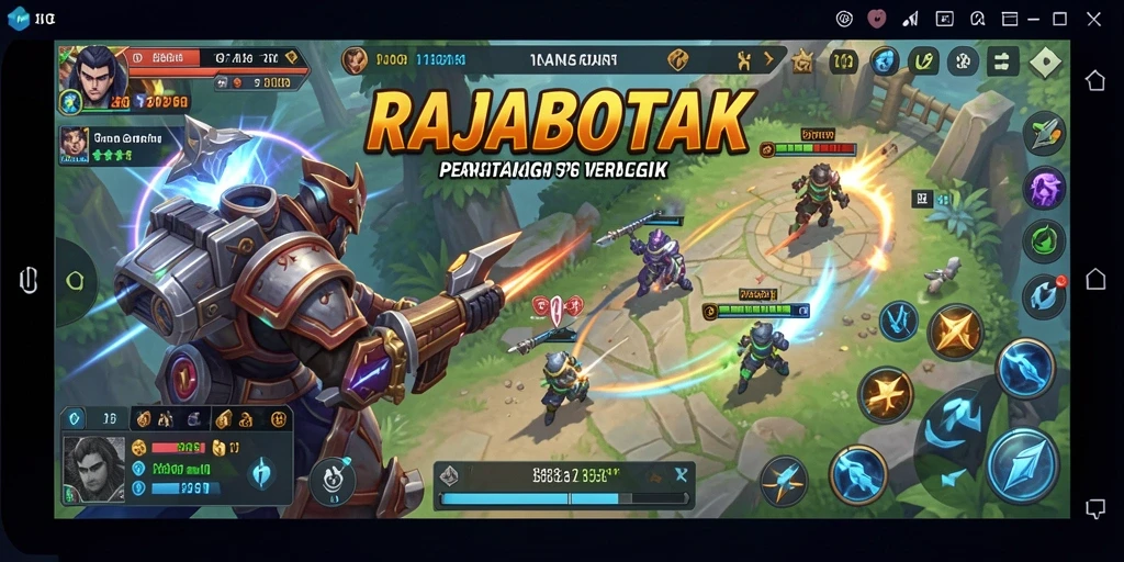 Tampilan gameplay <strong>RAJABOTAK</strong> yang menegangkan dan mendebarkan.