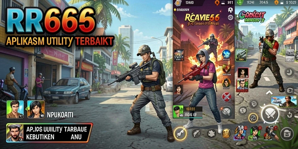 Screenshot utama RR666 menunjukkan tampilan antarmuka aplikasi Utility yang intuitif.