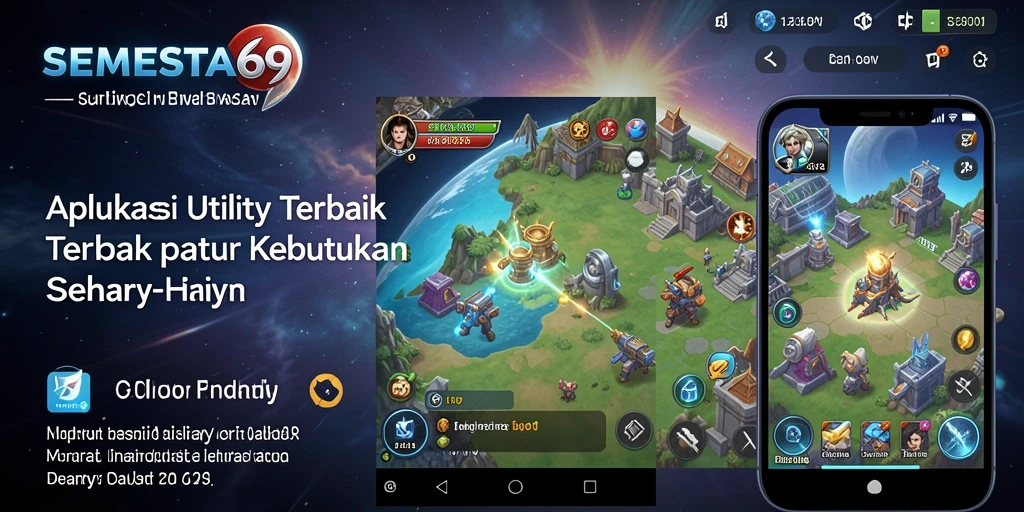 Screenshot utama SEMESTA69 menunjukkan antarmuka aplikasi Utility yang intuitif.