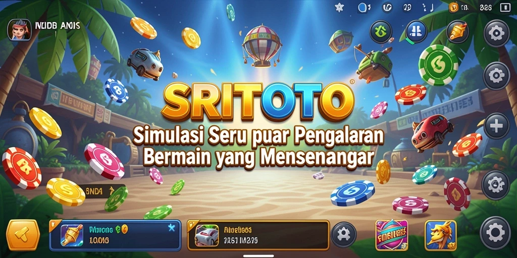 Tampilan gameplay menarik dari SRITOTO yang menunjukkan simulasi interaktif.