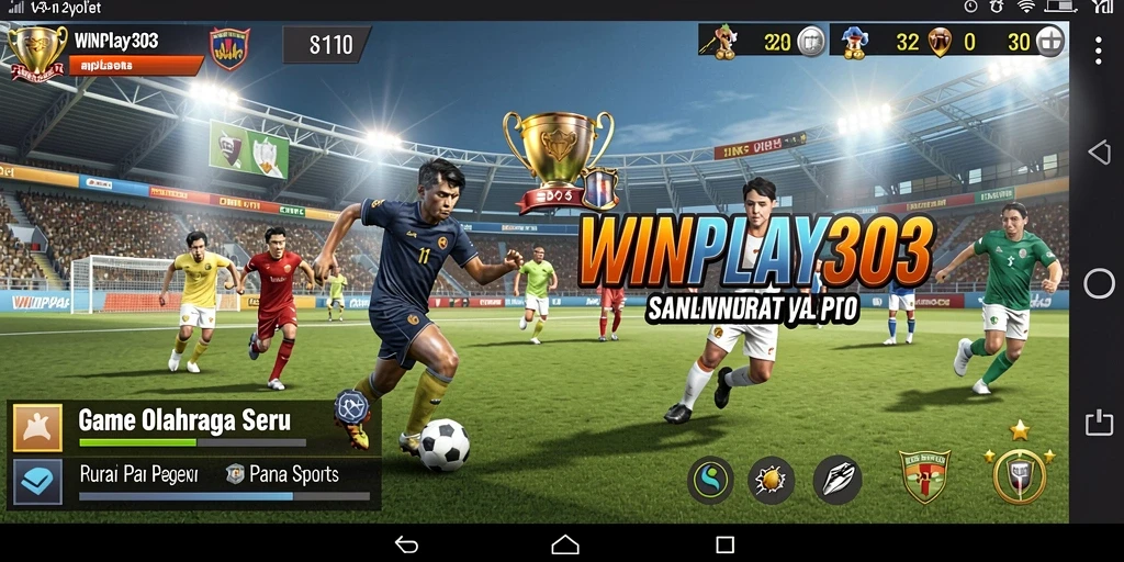 Tampilan memukau gameplay WINPLAY303 dengan aksi olahraga yang mendebarkan.